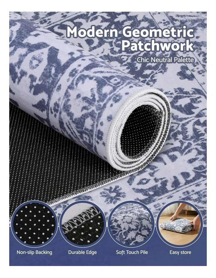 Modern Floor Rug 50X80cm in Grey image 6