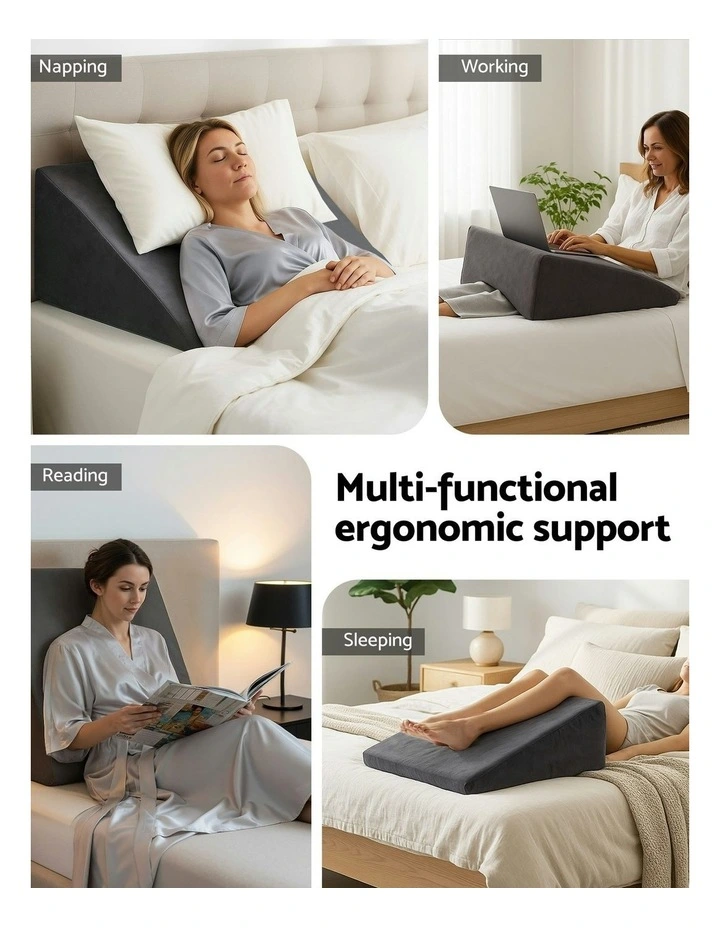 Wedge Pillow in Grey image 7