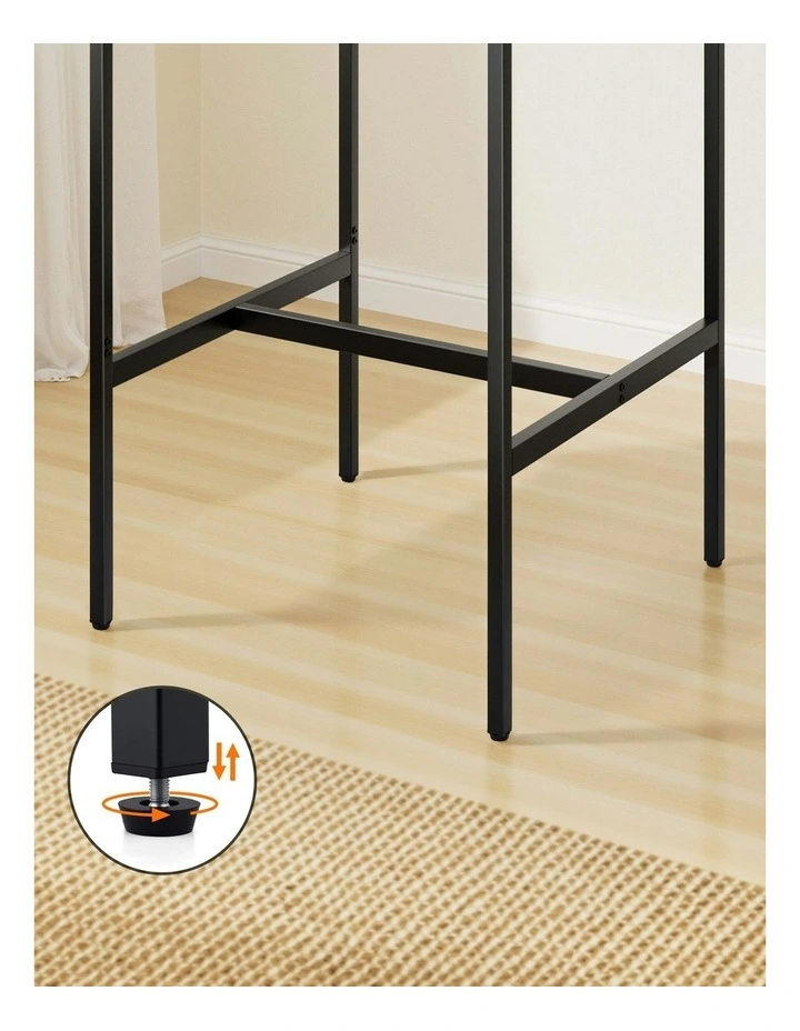 Bar Table 60x92cm in Walnut image 7