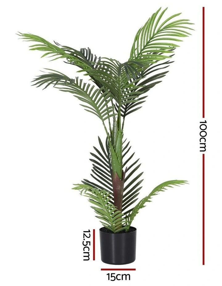 Artificial Palm Tree 100cm in Green image 4