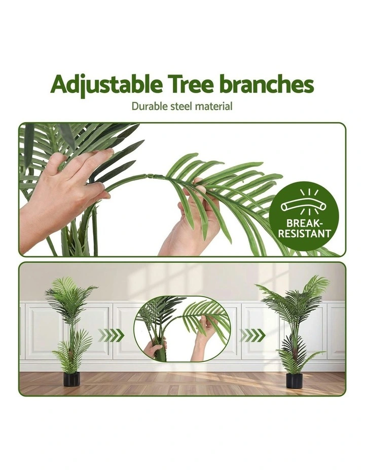 Artificial Palm Tree 100cm in Green image 5