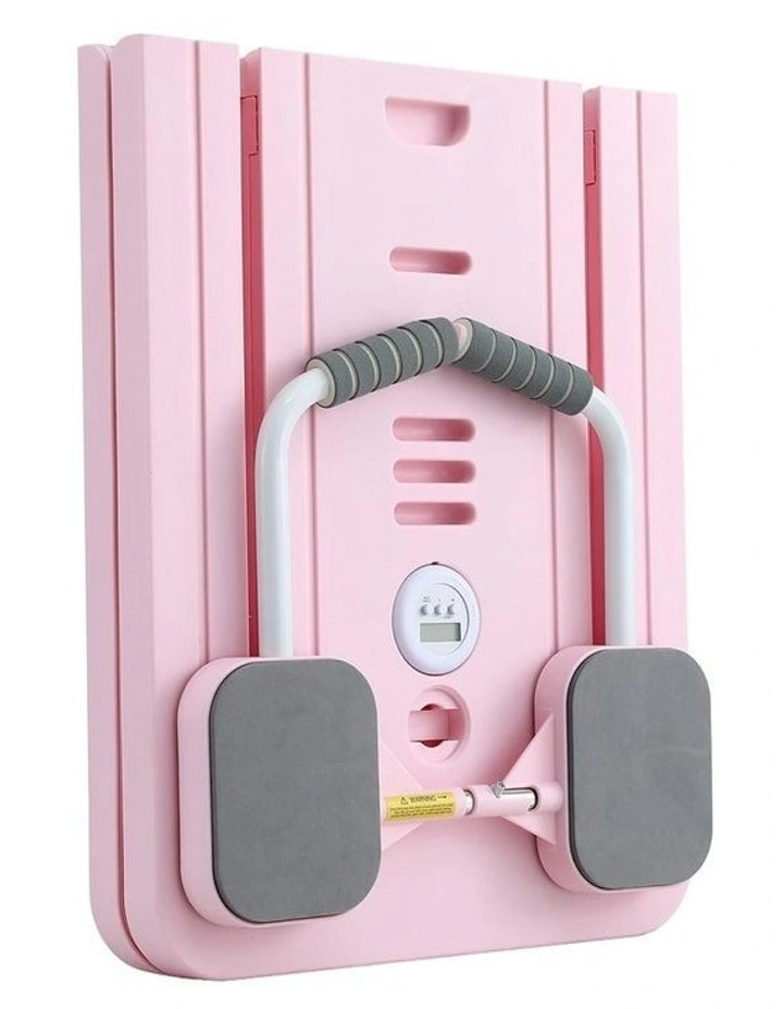 Pilates Reformer Abdominal Exercise Board Push Up Set Fitness in Pink image 2