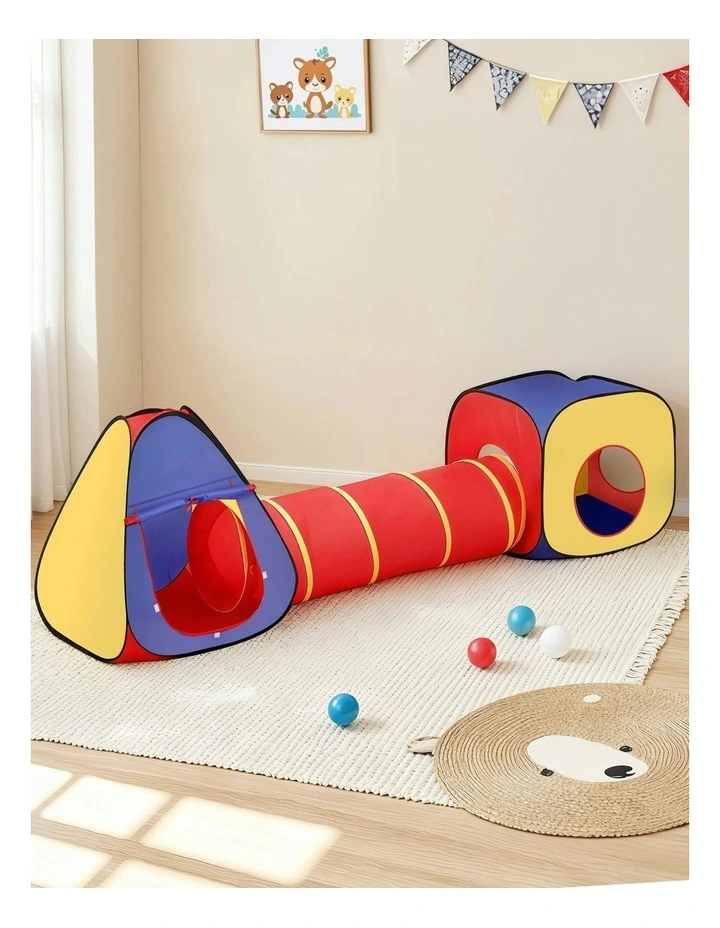 Playhouse Play Tent Pop Up Teepee Castle Crawl Tunnel image 3