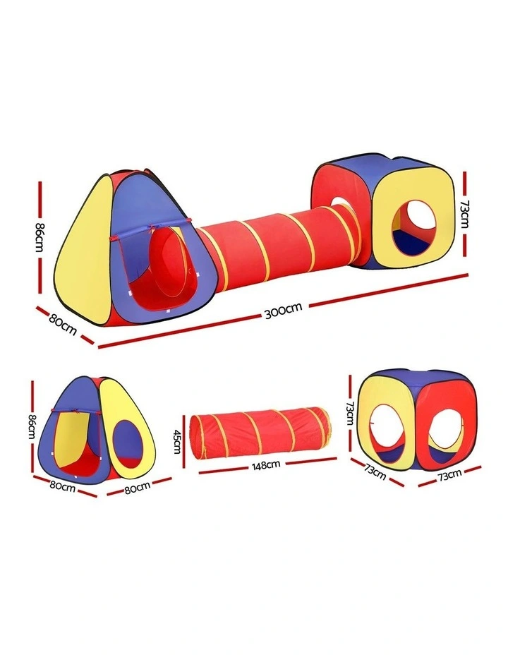 Playhouse Play Tent Pop Up Teepee Castle Crawl Tunnel image 4