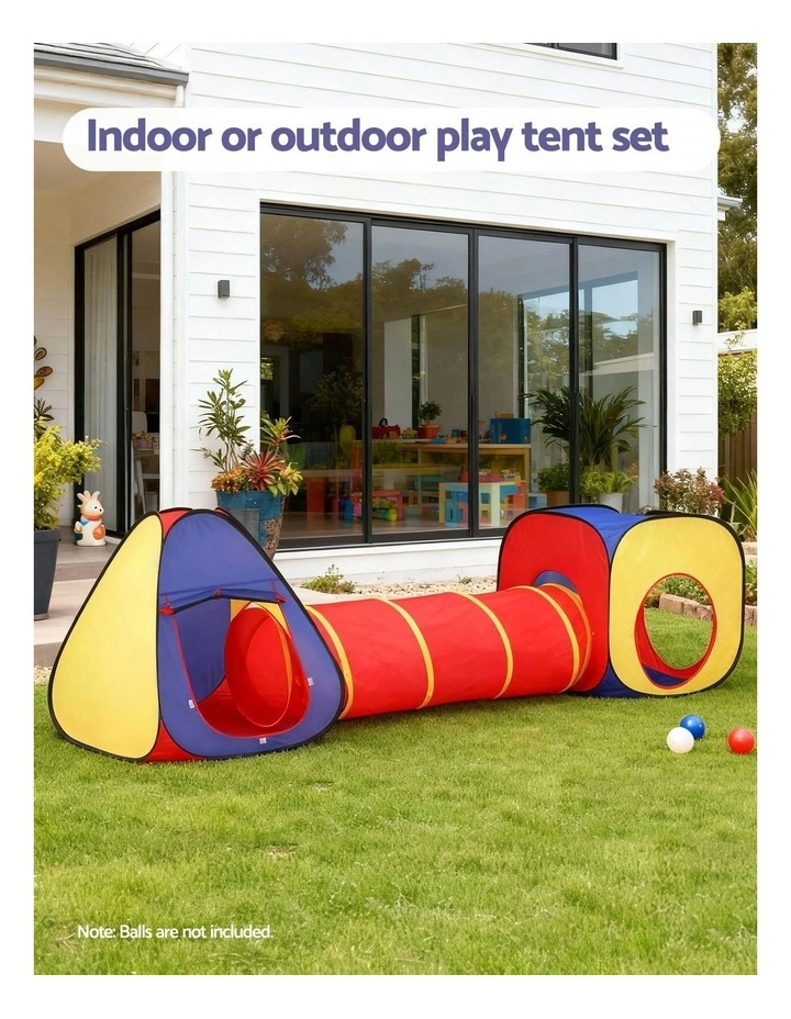 Playhouse Play Tent Pop Up Teepee Castle Crawl Tunnel image 7