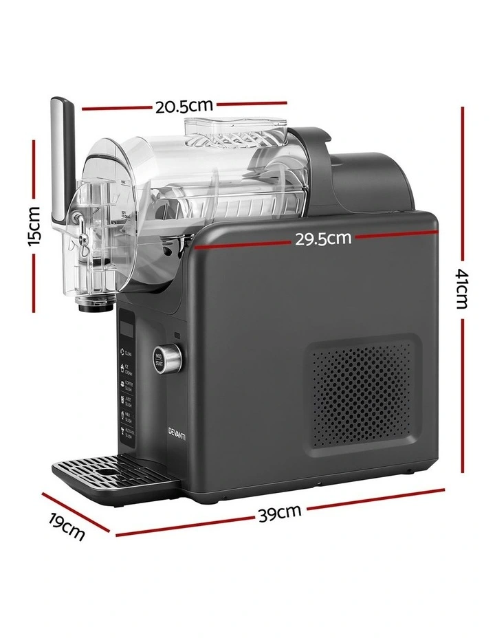 5in1 Slushie Machine Ice Cream Maker 2L in Grey image 4