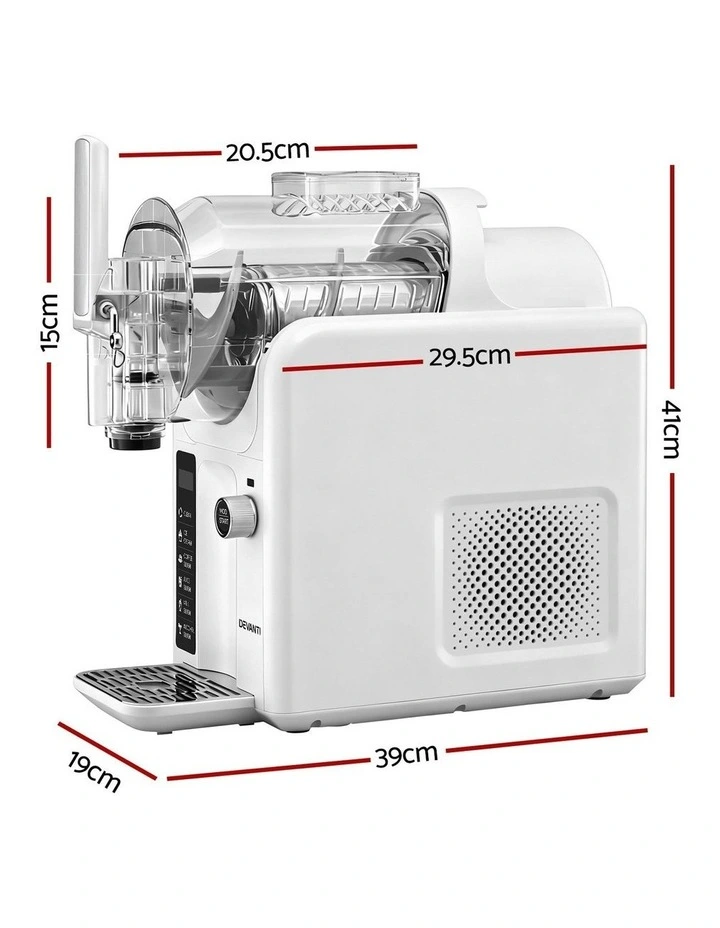 5in1 Slushie Machine Ice Cream Maker 2L in White image 4