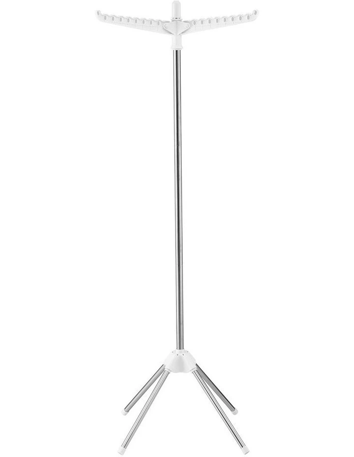 Foldable Clothes Rack 163cm in Silver image 2