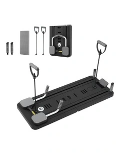 Foldable Pilates Reformer in Black