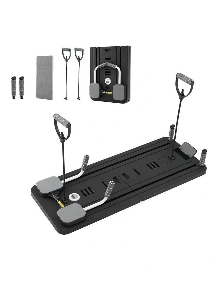 Foldable Pilates Reformer in Black image 1