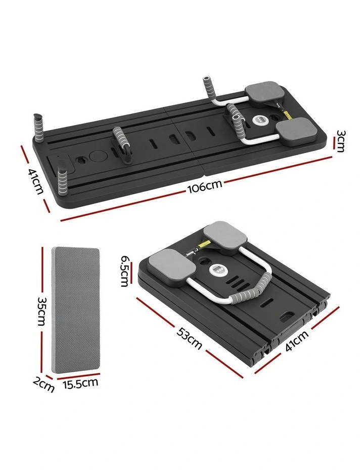 Foldable Pilates Reformer in Black image 4