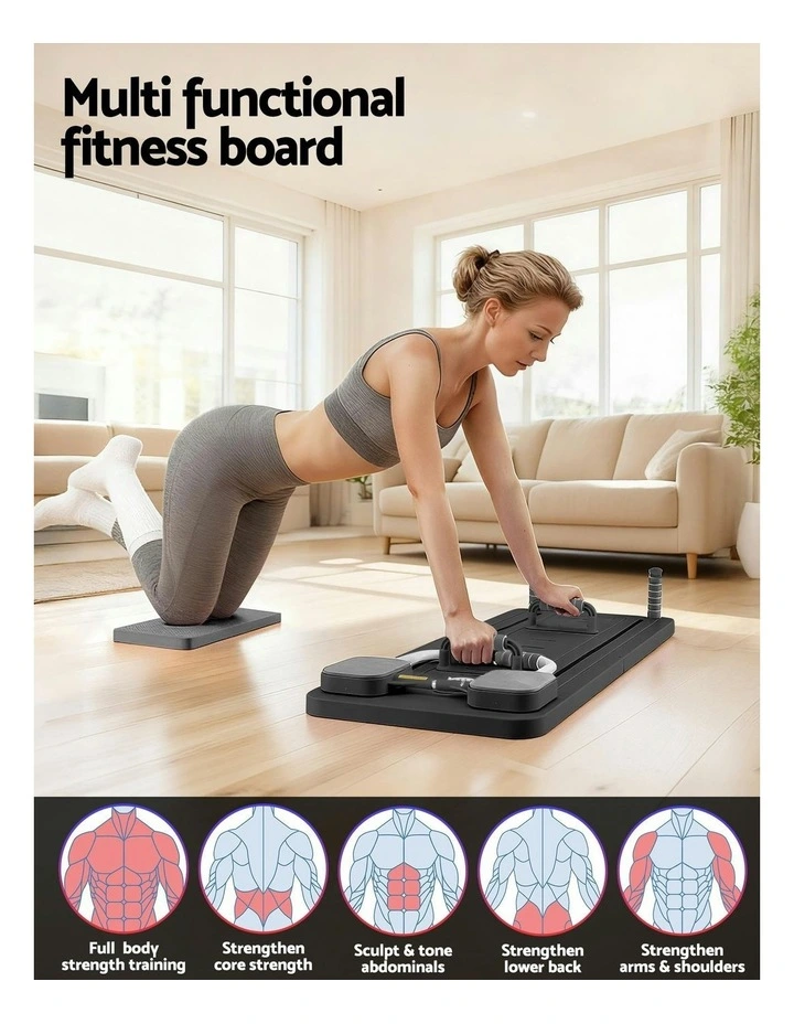 Foldable Pilates Reformer in Black image 6