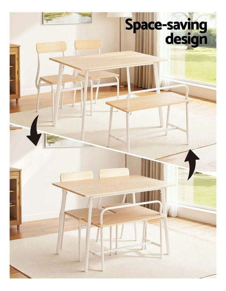 Dining Table And Chairs Set of 4 in Multi image 5