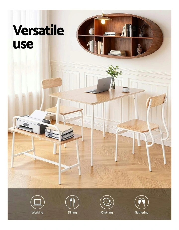 Dining Table And Chairs Set of 4 in Multi image 6