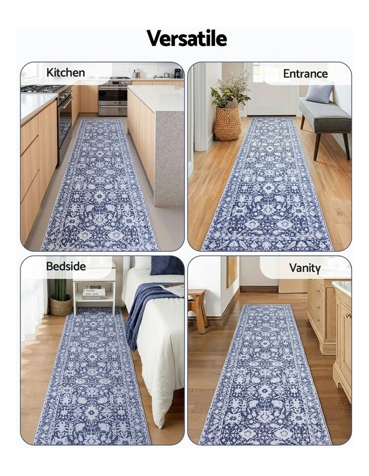 Hallway Runner Rug 80X300cm in Multi image 7