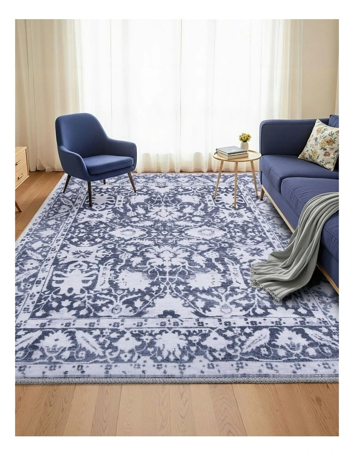Soft Velvet Washable Modern Area Rug 240X340cm in Multi image 3