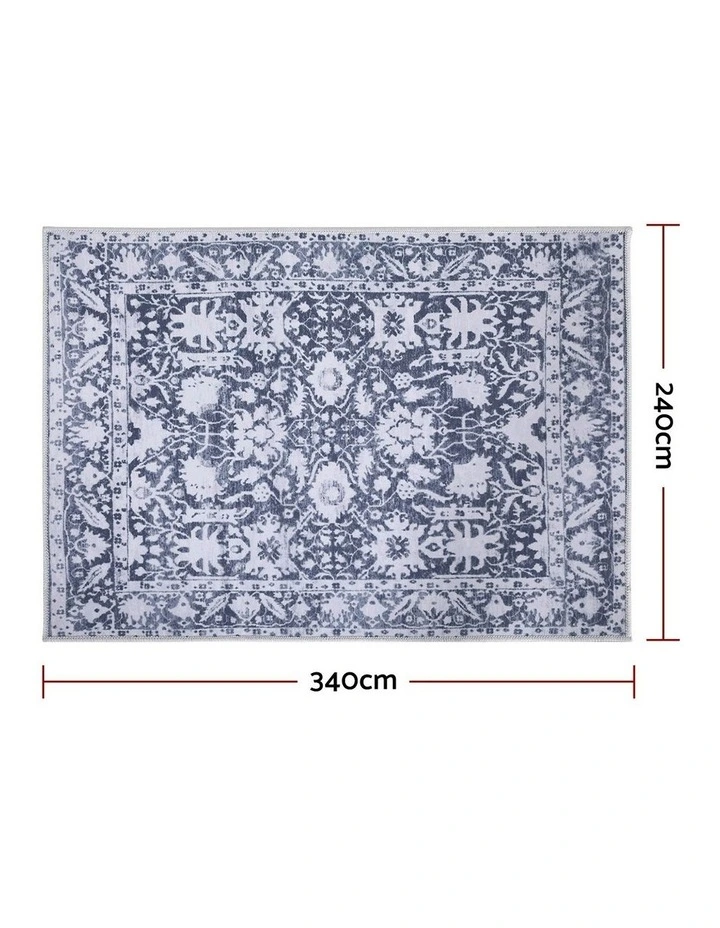 Soft Velvet Washable Modern Area Rug 240X340cm in Multi image 4