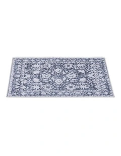 Soft Velvet Washable Modern Area Rug 120x170cm in Multi