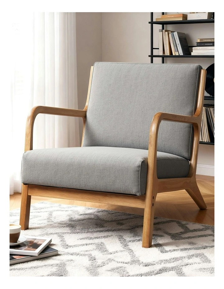 Armchair in Light Grey image 3