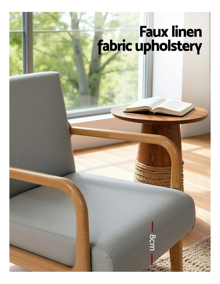 Armchair in Light Grey image 5