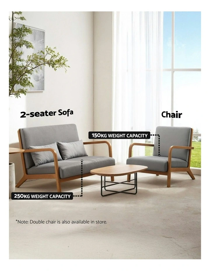 Armchair in Light Grey image 7