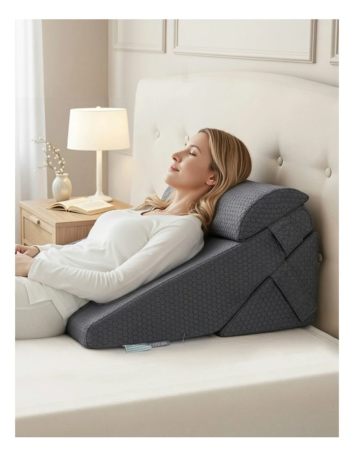 Adjustable Wedge Pillow in Grey image 3