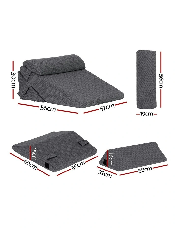Adjustable Wedge Pillow in Grey image 4