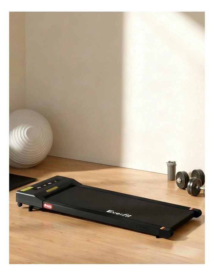 Electric Treadmill With 140cm Automatic Standing Desk Walking Pad 400mm in White image 6