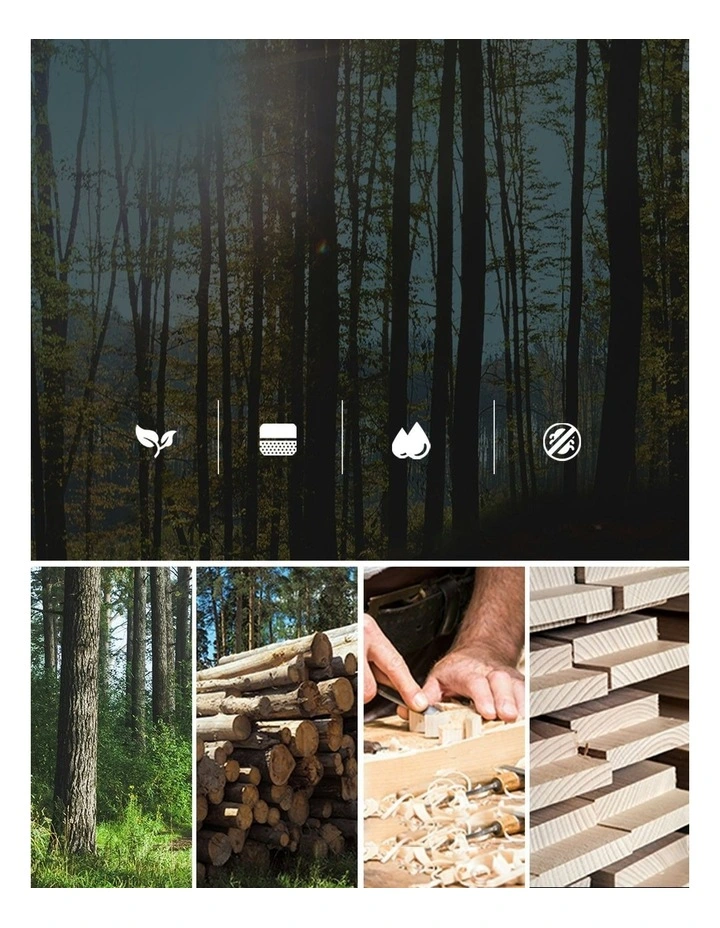 King Bed Frame with Storage in Grey image 5