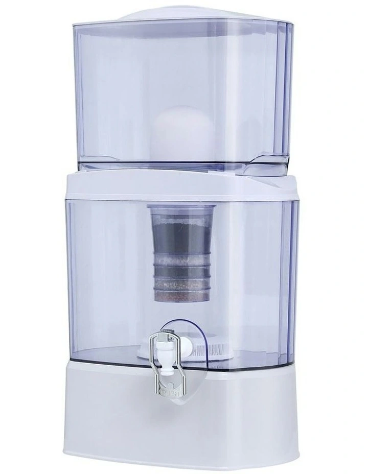 Benchtop Water Filter 24L Gravity Multi-Stage BPA-Free in White image 1