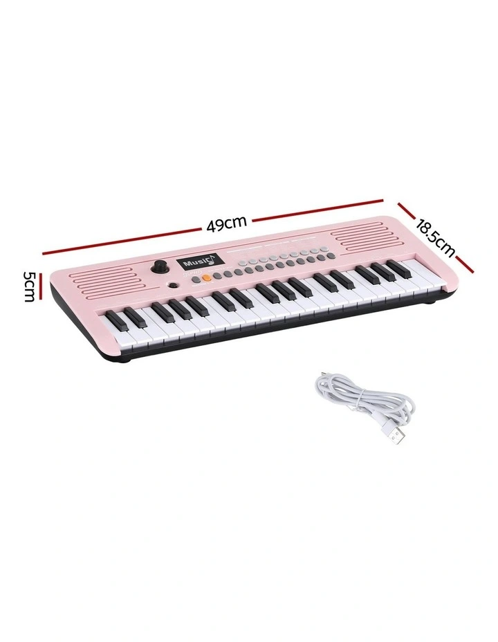 37-Key Digital Piano Keyboard for Beginners Electronic Keyboard Piano Gift in Pink image 4
