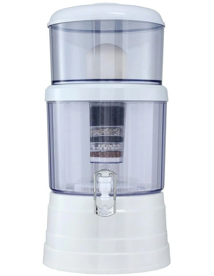 Benchtop Water Filter 16L Gravity Multi-Stage BPA-Free in White image 2