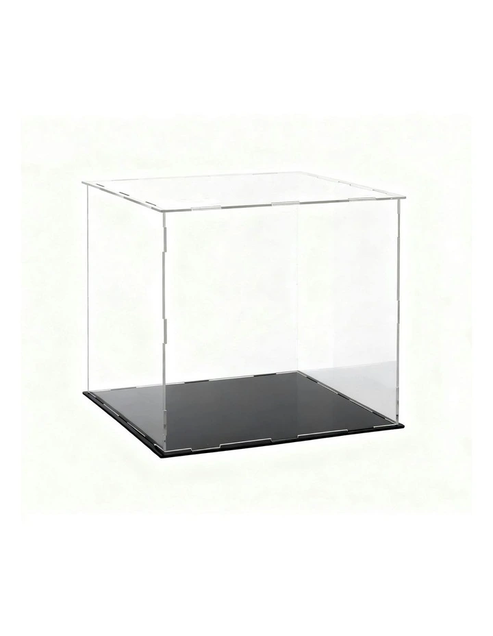 Acrylic Display Case Dustproof Protection Box For Car Toys 30cm in Clear image 1
