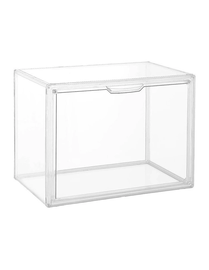 Display Case Dustproof Protection Box For Toys 27cm in Clear image 2