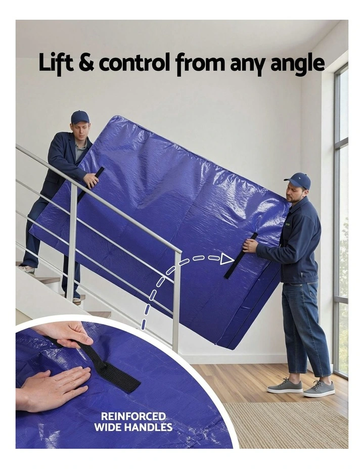 Easy Moving Mattress Bag in Blue image 4