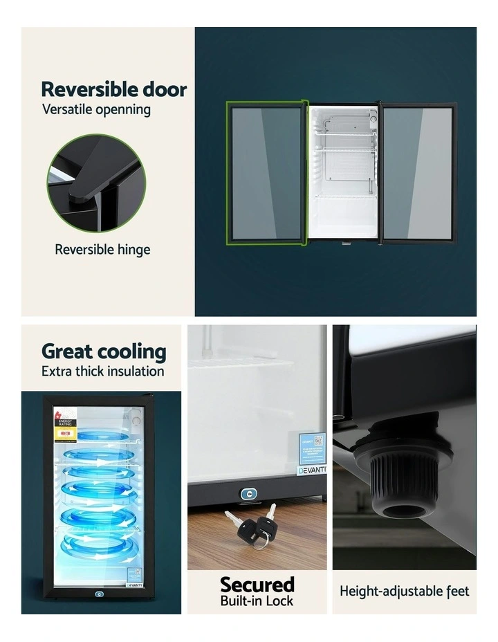 Bar Fridge 78L image 7