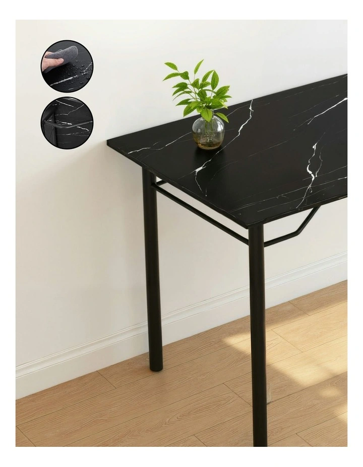 Dining Table And Chairs Set Of 5 in Black image 5