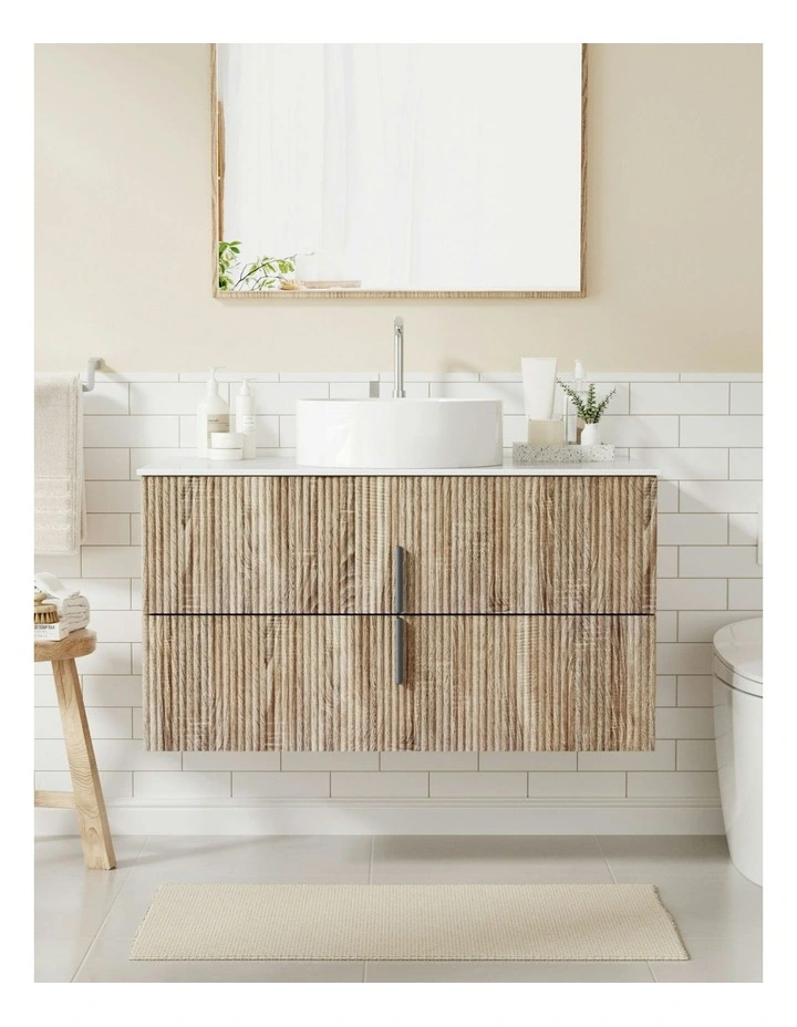 Bathroom Cabinet Storage 900mm in White image 5