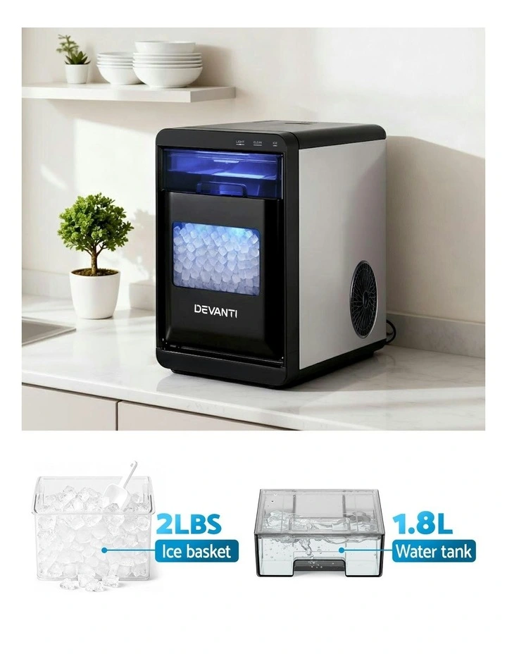 Ice Maker Machine 20kg Chewable Nugget Ice Countertop with Self Cleaning image 5
