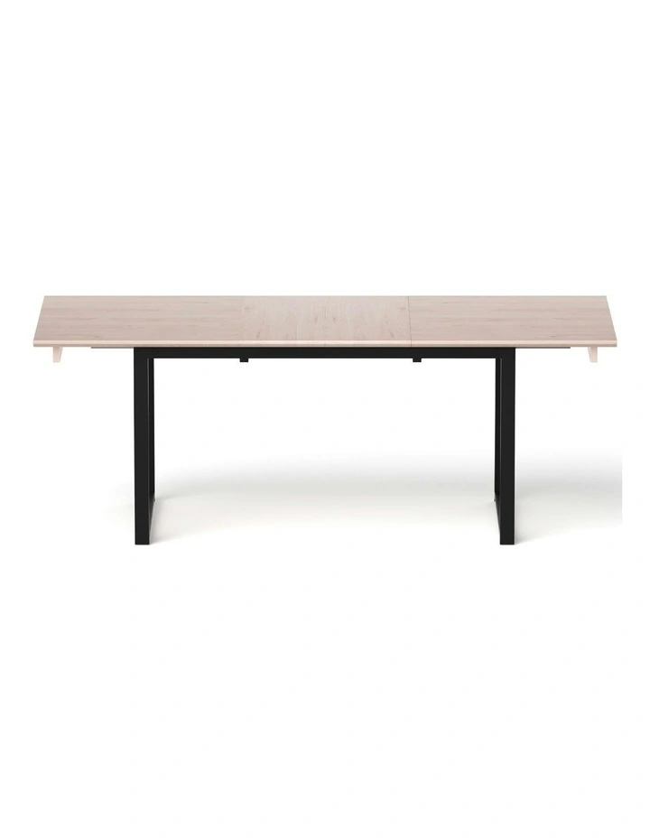 2M Extendable Dining Table Kitchen Cafe Lounge Restaurant Tables Natural image 7