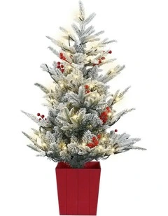 Party Decor LED Potted Christmas Tree 1m in Multi