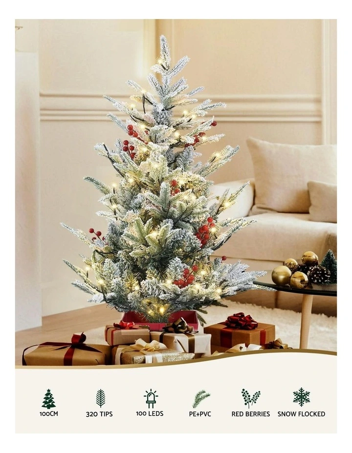 Party Decor LED Potted Christmas Tree 1m in Multi image 5
