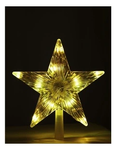 Christmas Tree Topper Star RGB Led Xmas Decor 80 Modes in Multi