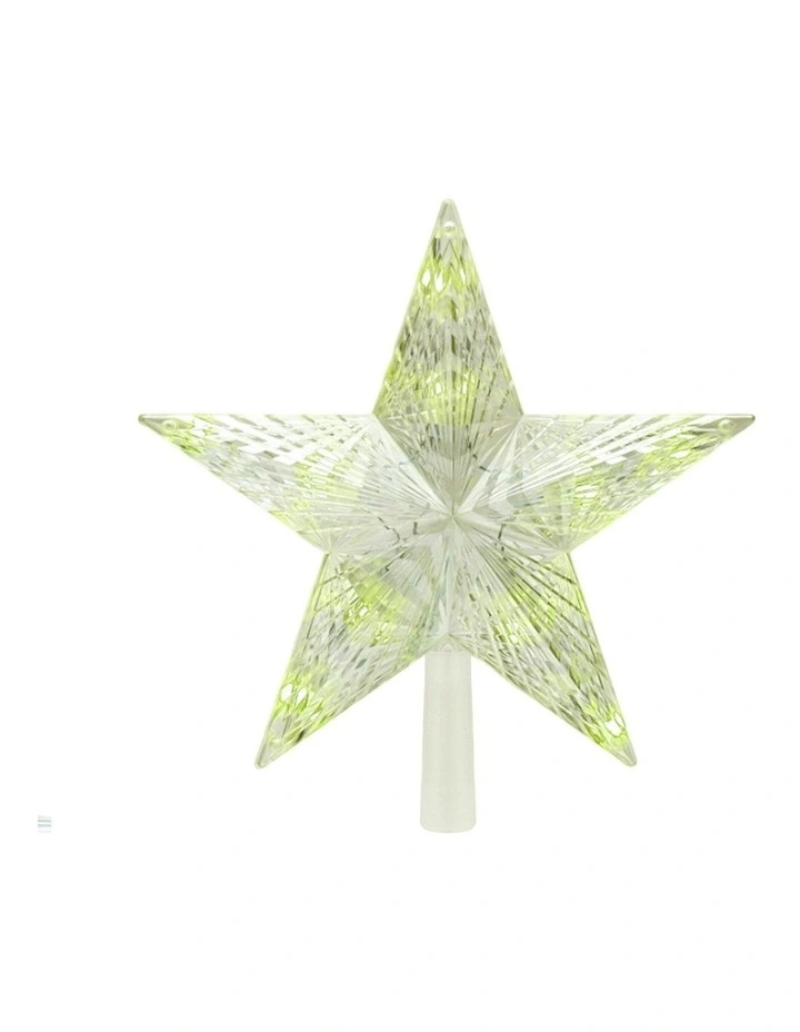 Christmas Tree Topper Star RGB Led Xmas Decor 80 Modes in Multi image 2