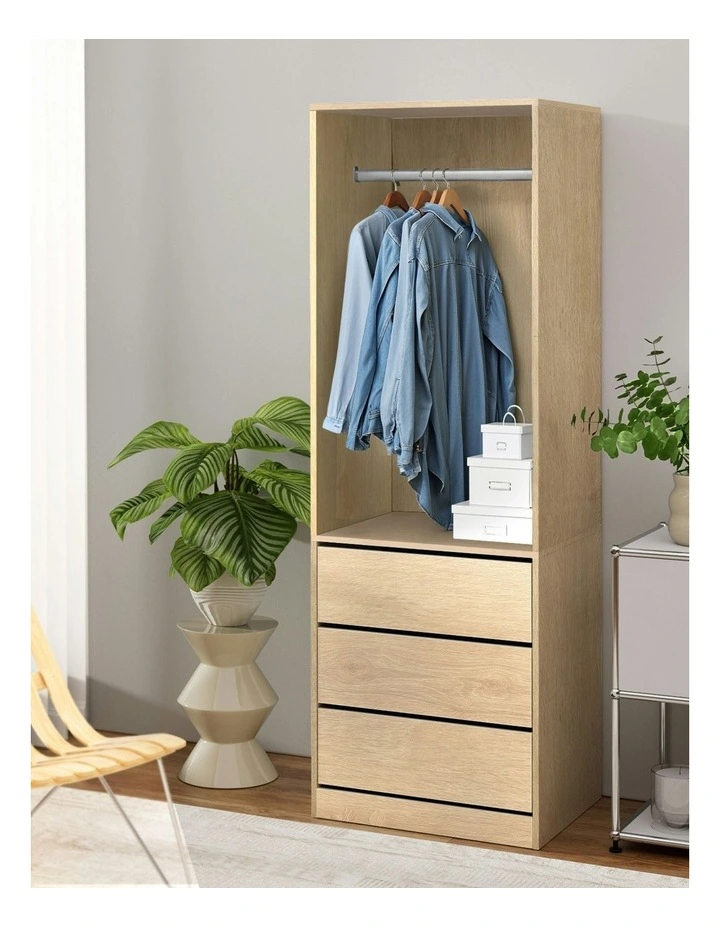 Clothes Closet Storage Organizer in Pine image 3
