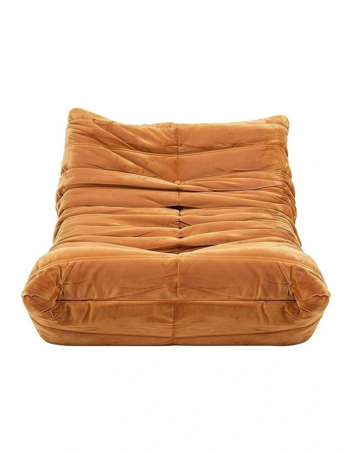 Artiss Lazy Sofa Accent Chair in Brown image 2