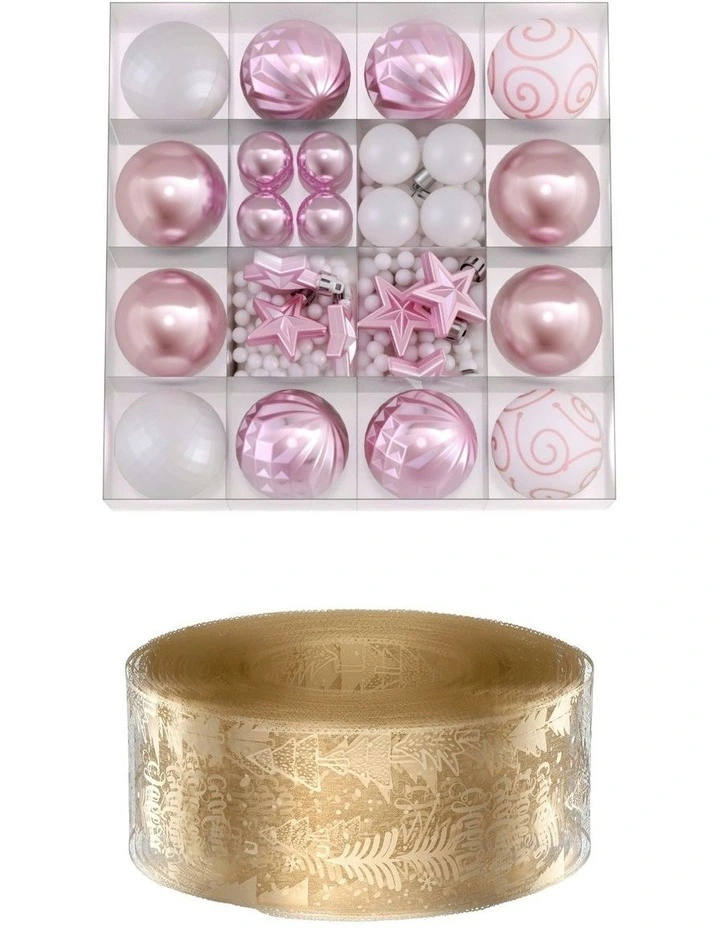 Christmas Tree Decoration Set Of 34 Pieces in Multi image 1