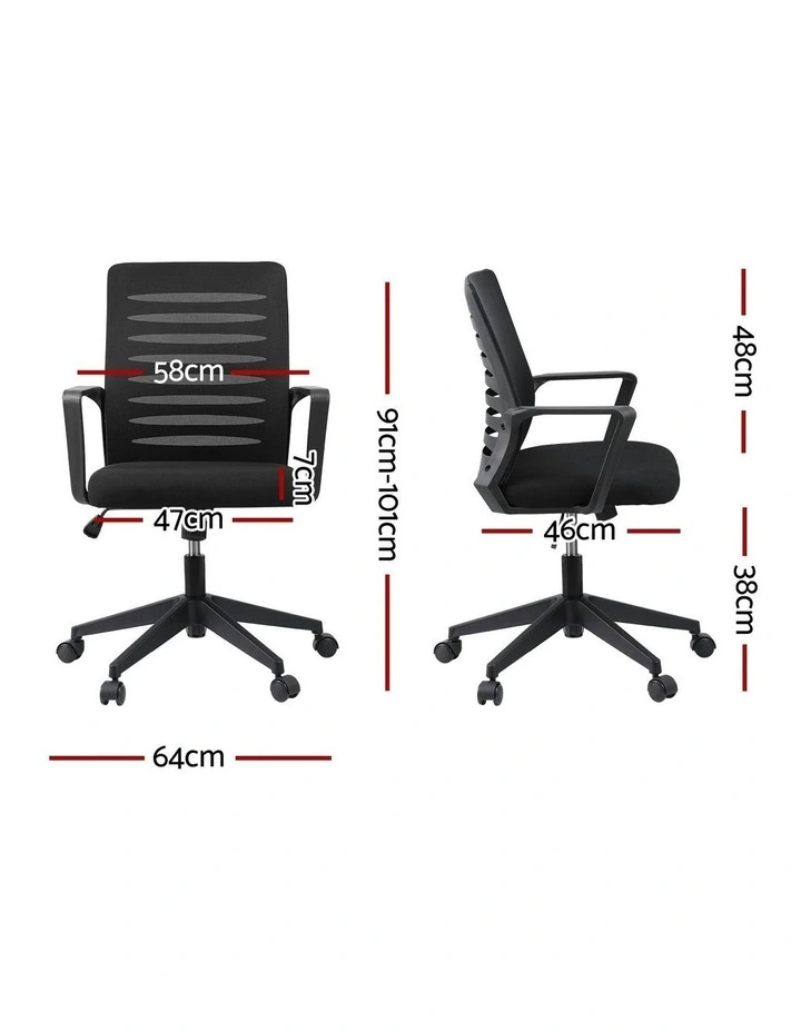 Mesh Office Chair in Black image 4