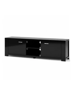 TV Cabinet Entertainment Unit 160cm in Black