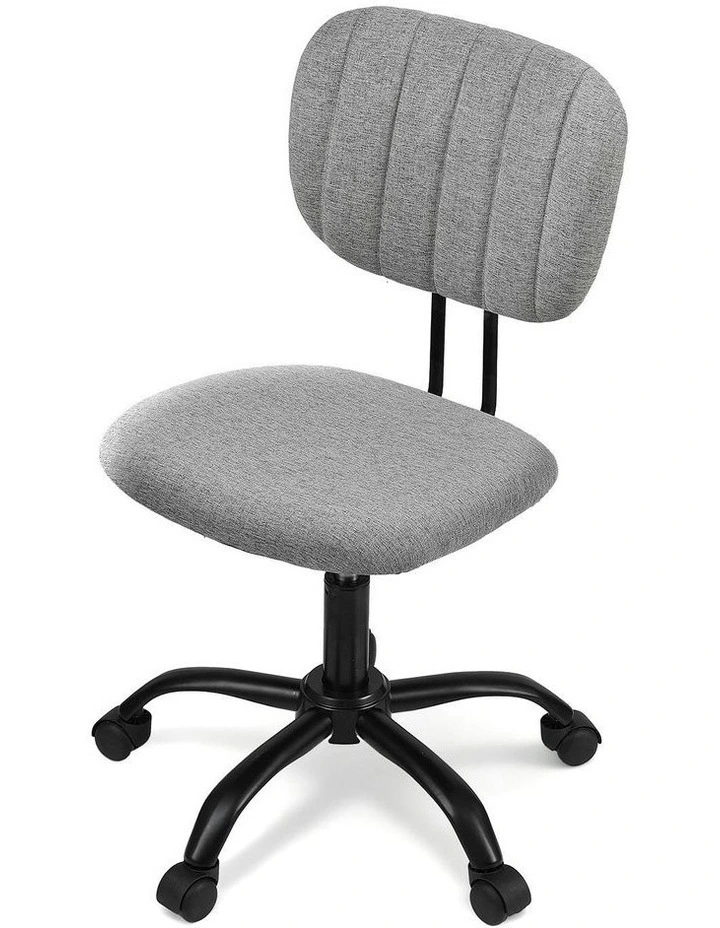 Armless Office Chair in Grey image 2